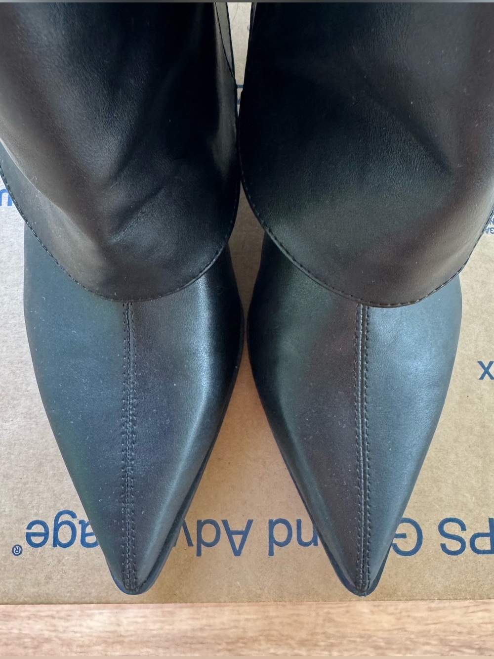 Time and Tru Fold Over Kitten Heel Ankle Boots Women’s 6 Black Memory Foam New - Picture 8 of 16